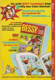 Werbung in Bessy 481 für Taschenbuch Nr.8. Abgebildetes Titelbild ist nicht als Coverbild erschienen.